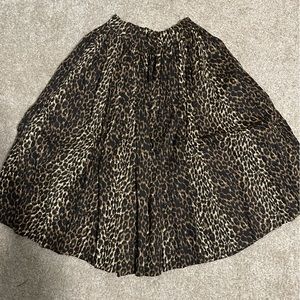 Xs VIXEN SWING SKIRT IN WILD LEOPARD PRINT - VIXEN BY MICHELINE PITT